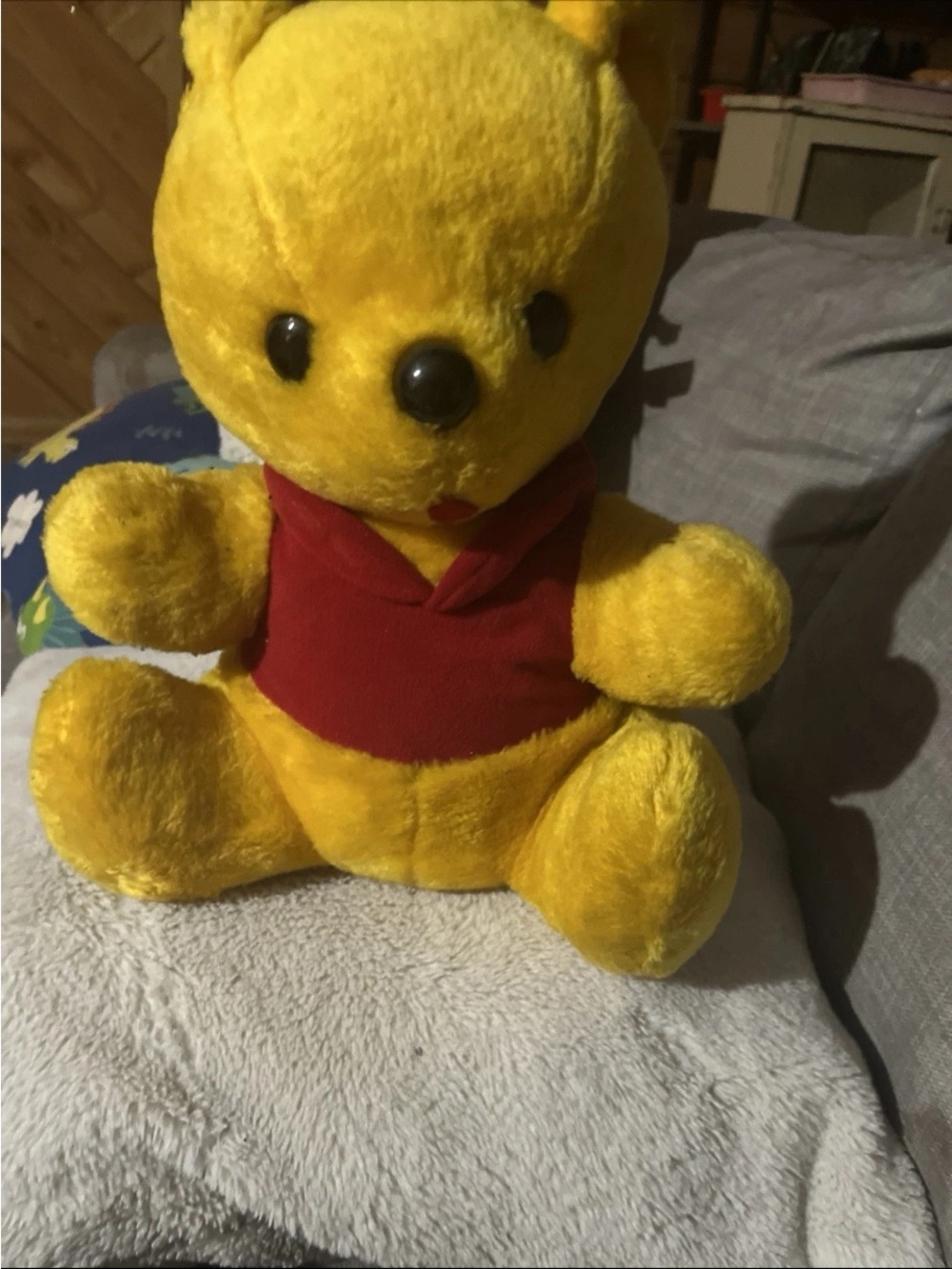 Vintage 1970s Knickerbocker Winnie the Pooh Plush Bear- Animals of Distinction